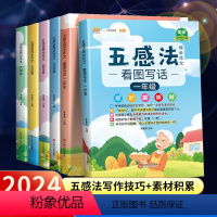 [视频讲解]五感法写作文 小学一年级 [正版]2024新版五感法写作文三年级下册四五六年级上册看图写话一年级二年级人教版