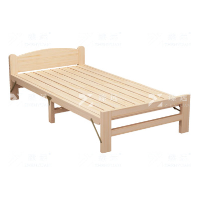 臻远 ZY4120701 实木折叠床 实心款 1.9*0.9m 1张