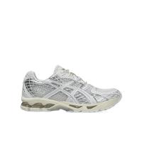 ASICS跑步鞋男透气减震舒适耐磨白色系带网面轻便户外公路运动鞋