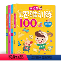[正版]全4册 米拉朵经典思维训练100题 幼儿园书籍 全套 早教 思维训练书籍 幼儿阶梯数学思维训练 大班儿童益智书