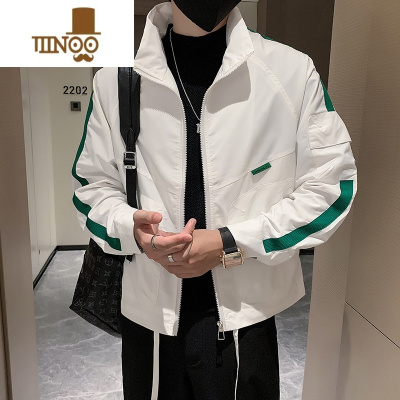 YANXU潮牌痞帅夹克男潮流百搭炸街高端外套新款男士帅气上衣秋装