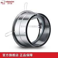 潜水艇止逆阀A160G不锈钢厨房止逆阀单向阀烟道防火逆止阀止回阀旗舰店正品