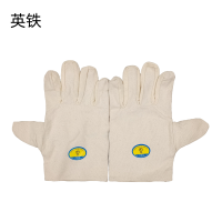英铁单层帆布手套 均码 双