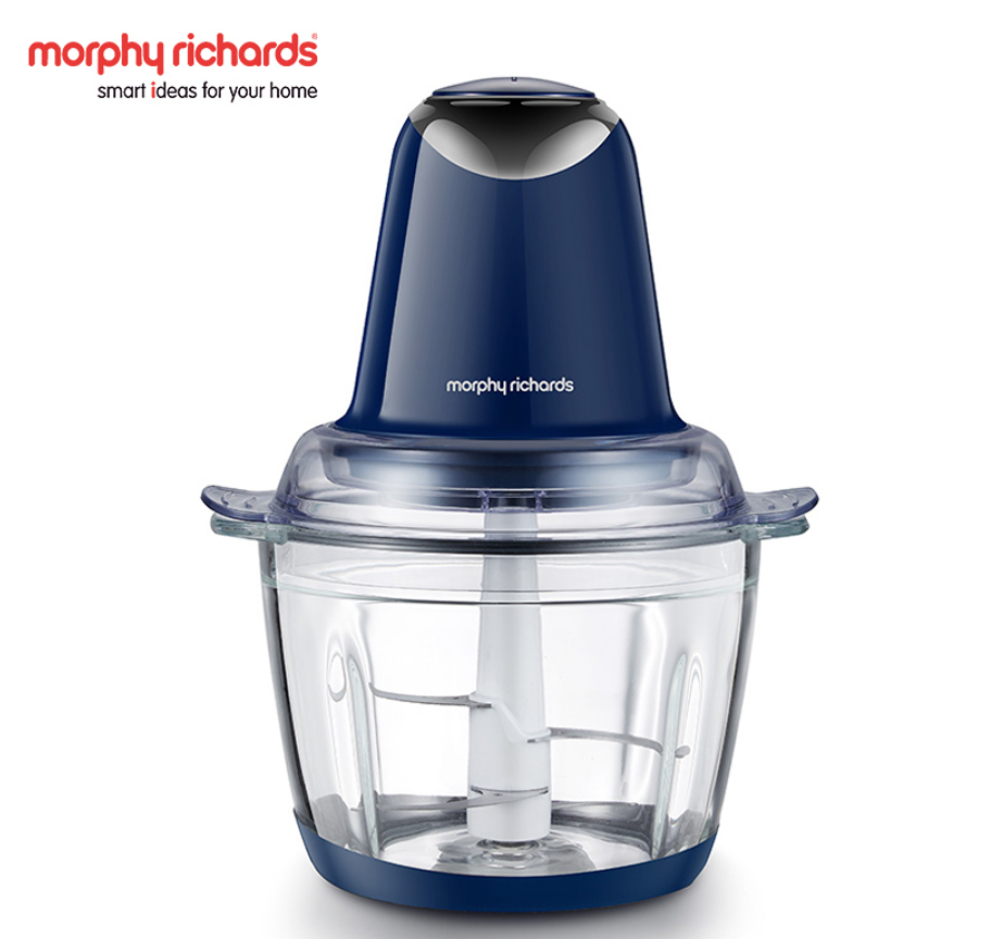 摩飞电器(Morphyrichards)金属机身按键式家用电动多功能绞馅机辅食机搅拌机打馅3-5人适用MR9400