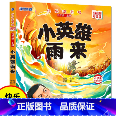 彩色 [正版]快乐读书吧 小英雄雨来 6年级上册阅读课外书 老师同步课外书