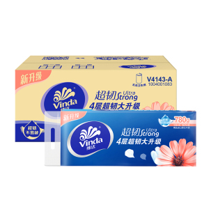 维达超韧实芯卷纸4层78g30卷卫生纸 无芯卷筒纸巾厕纸家用囤货装-新旧混发