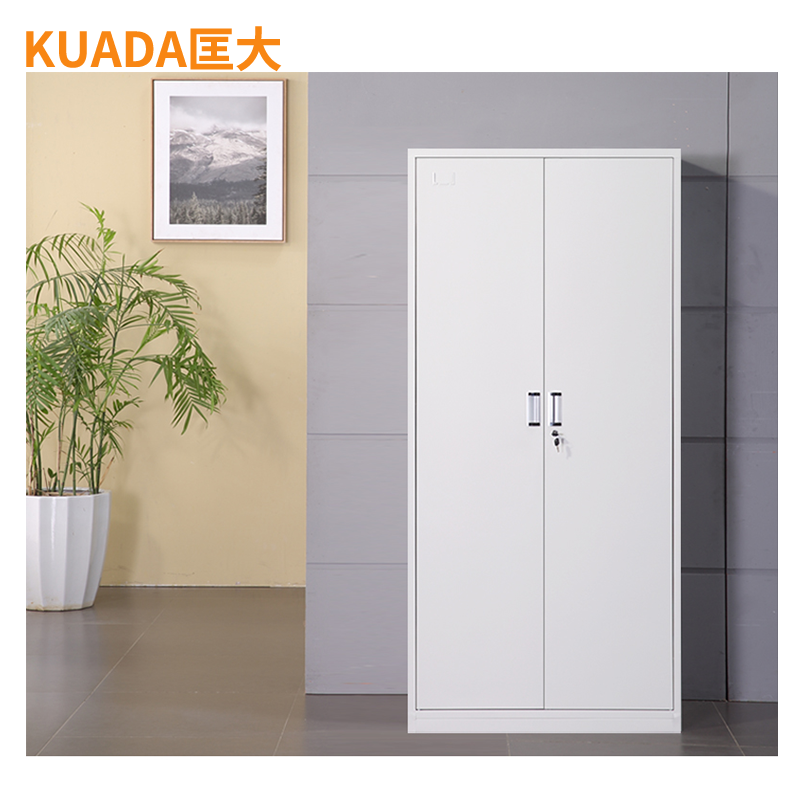 匡大 钢制办公柜档案柜铁皮文件柜资料柜对开门五层文件柜