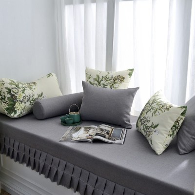 家柏饰(CORATED)高密度海绵飘窗垫窗台垫定做沙发垫北欧阳台垫榻榻米可机卡座 7号色 10cm飘窗垫