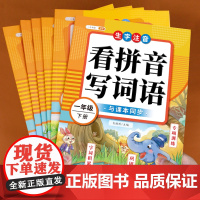 斗半匠看拼音写词语一年级上册下册三四五六年级二年级下人教版小学语文同步练习册每日一练生字注音练习默写拼读能手拼音专项训练