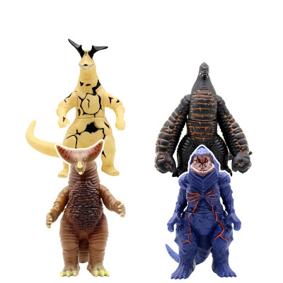 99-10-欧布奥特曼变身器玩具圆环圣剑卡片融合人偶召唤器套装四只怪兽大号软胶送36卡片