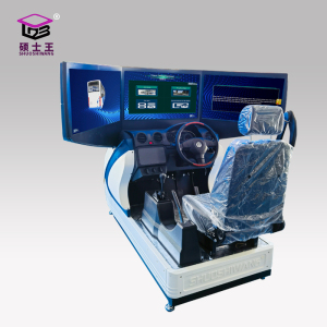 硕士王SHUOSHIWANG多语言右舵三屏汽车驾驶模拟器主被动式通用运输车驾驶训练系统