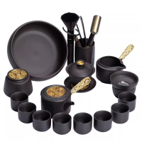 渝瑞康 紫砂茶具套装家用客厅办公室会客轻奢高档侧把壶功夫茶壶茶杯整套