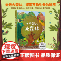 赠贴纸]了不起的大森林 儿童绘本科普森林大自然植物知识图书 儿童绘本3一6幼儿园儿童启蒙认知儿童文学读物少儿小学生阅读课