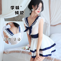 长夜漫漫情趣内衣性感jk装火辣床上激情透视制服诱惑套装2203