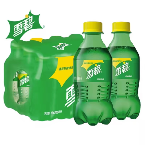 苏宁 迷你便携装雪碧碳酸饮料汽水饮品 300ml*12瓶