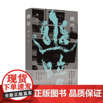幽暗 韩东著 关于遗忘 告别 重逢 衰老 爱以及死亡 时间碎片 小说