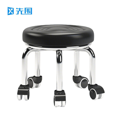 先围 加高滑轮矮凳 40*32cm-水波黑 个