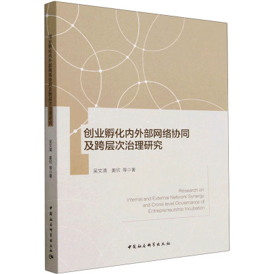 创业孵化内外部网络协同及跨层次治理研究