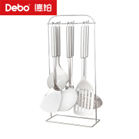 德铂伊托堡厨房烹饪用具七件套不锈钢锅铲汤勺漏勺饭勺DEP-106