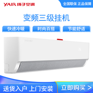 扬子空调 1匹 新能效 三级变频 快速冷暖 节能省电 壁挂式空调 GLRd28LFG1MN1f-3