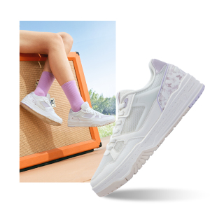 361°女鞋小白鞋透气不闷脚运动鞋网面鞋子休闲鞋板鞋