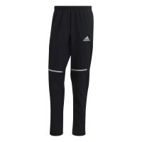Adidas男士运动休闲长裤黑白撞色拼接弹力透气跑步裤
