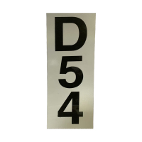 盾铁侠杆号牌粘贴式