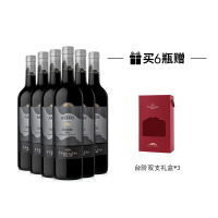 台阶安第斯山脉 黑金1006马尔贝克红葡萄酒750ml 6瓶装