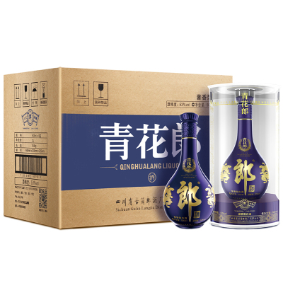 郎酒青花郎53度500ml*6整箱装酱香型白酒