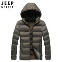 JEEPspirit吉普冬季男士休闲排骨棉衣加厚保暖棉服男装外套