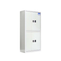 湘渭保密柜财务档案柜文件柜办公室资料储物柜保险柜通双节白色-国保密码锁