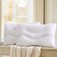 富安娜香蒲麦饭石草本抗菌对枕/70*45cm(单位:对) 白色