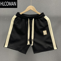 HLCOMAN华夫格短裤男2023新款夏季潮流百搭五分裤薄款休闲宽松运动沙滩裤