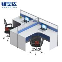 铭思达屏风工位T型双人位张