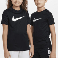 NIKE耐克短袖T恤训练运动休闲速干透气圆领大童上衣DX5411-010 D