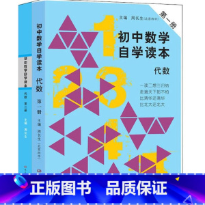 [正版]初中数学自学读本第一二册 代数二册套装 大象出版社