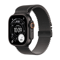 MF1R4CH/B Apple Watch Ultra3 蜂窝 49毫米黑色钛金属表壳 黑色钛金属米兰尼斯表带-M