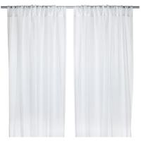 BONJEAN窗帘定制透光纱帘简约现代客厅阳台窗纱波光粼粼