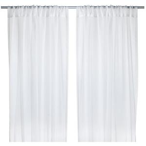 BONJEAN窗帘定制透光纱帘简约现代客厅阳台窗纱波光粼粼