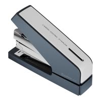 齐心 V03 按键式省力订书机 40张 12# 深蓝 单个装
