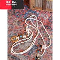 YIBUSHENG很很很好看~波西米亚度假长裙扎染工艺吊带裙旅行穿搭复古连衣裙