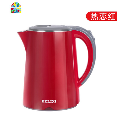 电热水壶家用304不锈钢防烫热恋红电热烧水壶自动断开水壶 FENGHOU 丁香紫