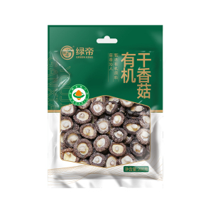 绿帝有机一级香菇200克袋装国产健康美味干香菇