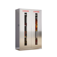 阿拉贡不锈钢防暴器械装备柜工具柜安保反恐盾牌柜警务室防爆柜304加厚材质1920*1200*450应急物资柜