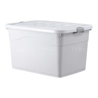 翌嘉YJ3111304 塑料收纳箱衣服整理箱杂物储物箱子 150L浅灰色