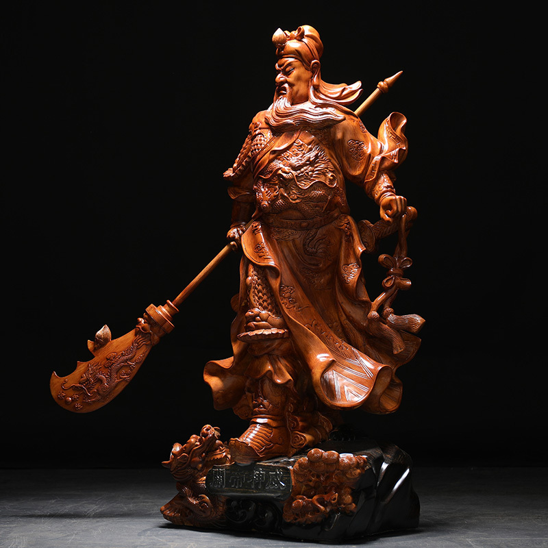 美帮汇大号关公像供奉神像武爷客厅办公室店铺落地摆件