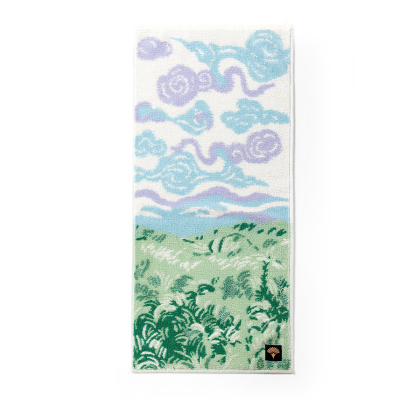 洁玉 大师系列-可以裱起来当壁画的毛巾-单条装毛巾礼盒 J5020F-A 春日原野