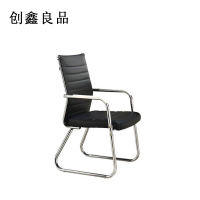 创鑫良品 高背皮质会议椅 黑色/把