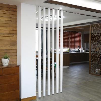 北欧屏风隔断格栅客厅实木入玄关隔断墙家用卧室房间分隔免打孔 隔断10*10cm尺寸联系客服 整装