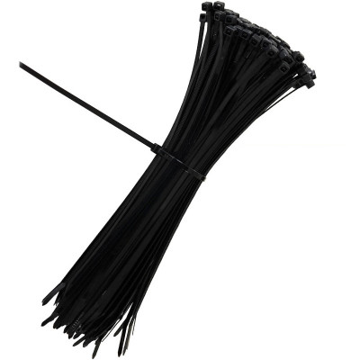 华燏 HY-ZD0361 尼龙 3.6*250mm*100支 100支/包 自锁式扎带 (计价单位:包) 黑